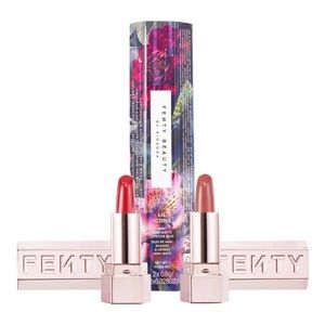 FENTY BEAUTY LIL ICONS MINI SEMI-MATTE LIPSTICK DUO - BRAND NEW